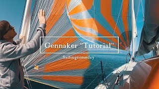 Gennaker-Tutorial with Furler, Bente 24, Sailingsomeday