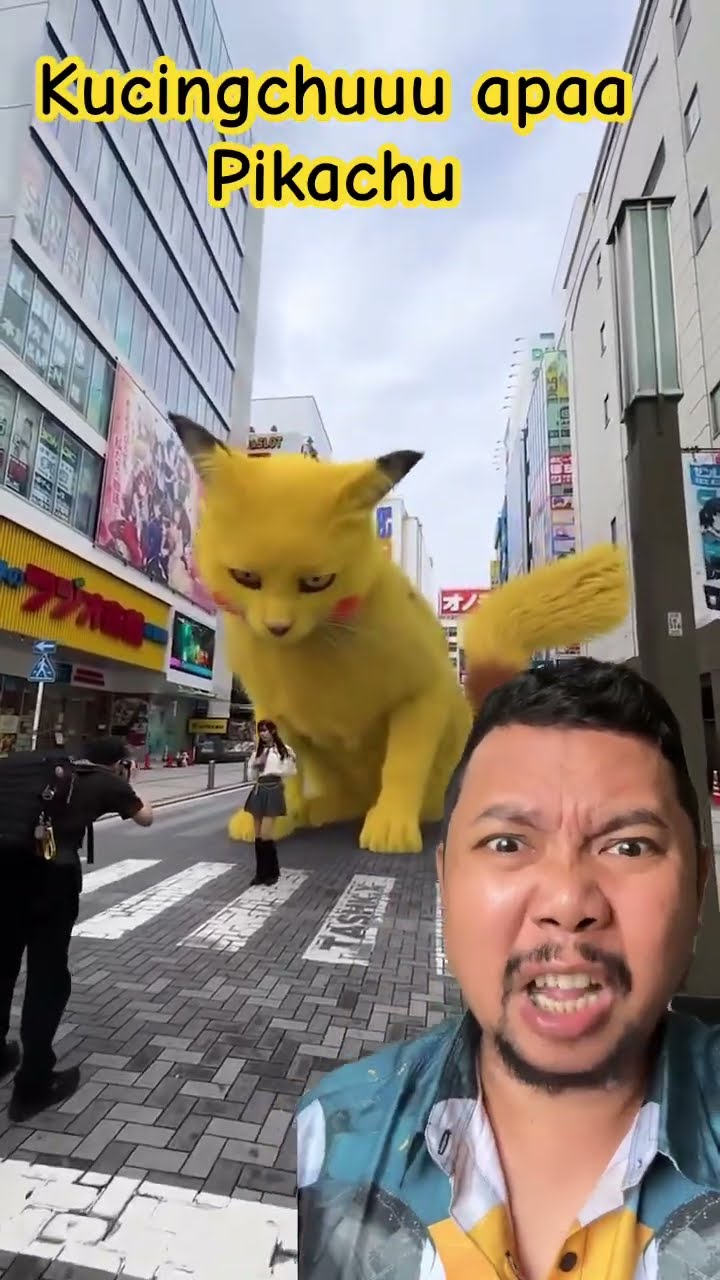KUCINGCHUU APA PIKACHUU!!?? #funny #cute #shortsfeed