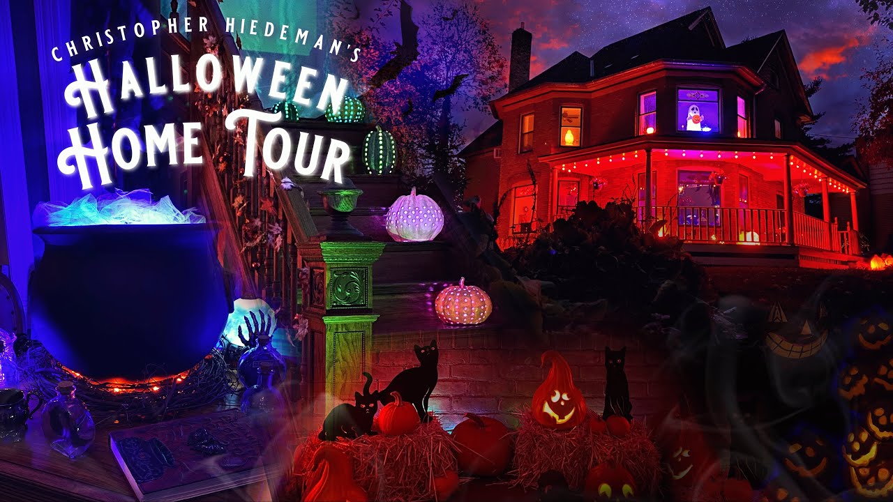 Halloween Home Tour - Christopher Hiedeman'S Fall & Halloween Decorating -  Historic House Tour - Youtube