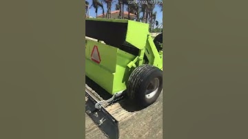 Xe cào rác bãi biển, xe làm sạch rác bãi biển