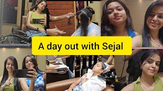 Sejal ର Looks ପର Change ମର New Haircut କମତ ଲଗଚ Tm Vlogs