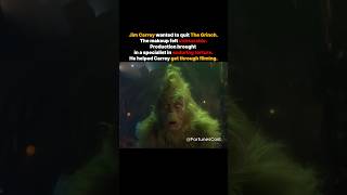 Jim Carrey needed help enduring the Grinch makeup #jimcarrey