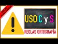 USO dela C y la S ━ uso de c y s reglas ortograficas ━ RECURSOS para PROFESORES ✅METODO DEFINITIVO✅