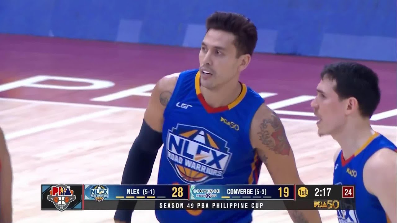 Anthony Semerad DRILLS BACK-TO-BACK TREYS for NLEX vs. Converge in 1Q | PBA Season 49 Philippine Cup