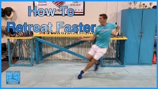 Fencing Footwork - How To Retreat Faster