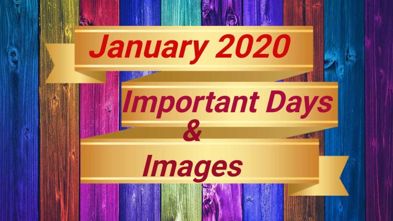 Important Days Of January 2020 National Days In January International important-days-of-january-2020-national-days-in-january-international