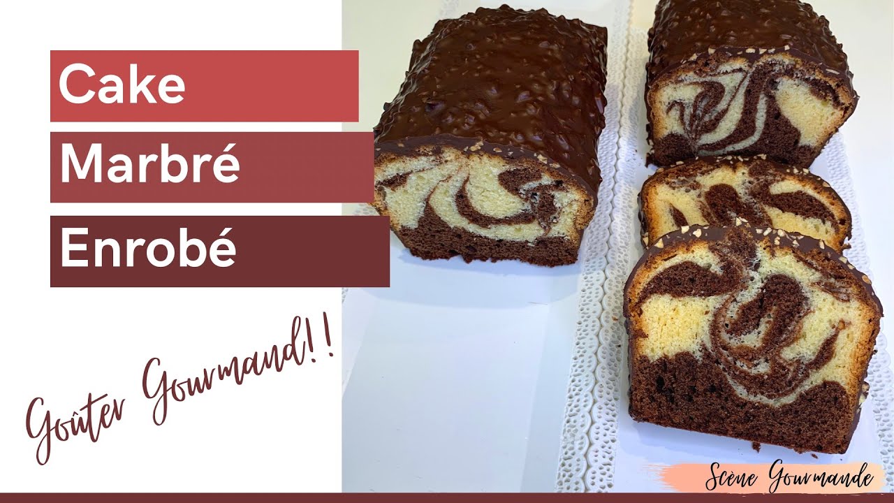 Recette Cake Marbre Enrobe Facon Rocher Chocolat Amande