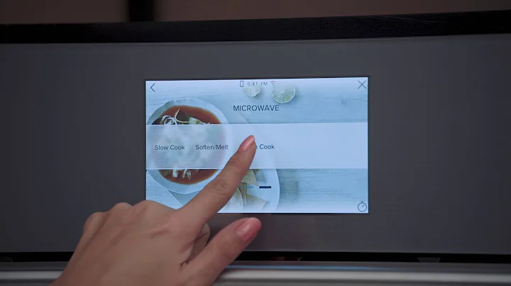 7” Full Color Display - Modern Glass Advantium Ovens