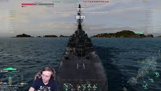 THIS SHIP CREATES A RAINBOW OF FIRE - Colbert in World of Warships - Trenlass