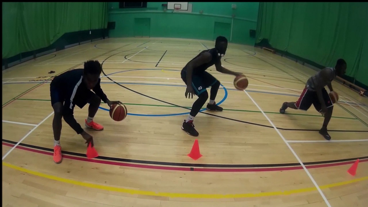 Hertfordshire University Basketball Group Workout with Coach Brian