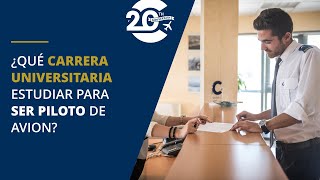 ¿Qué carrera Universitaria estudiar para ser Piloto de avión | CESDA