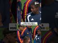 The nerves faded the moment Lamine reached out.