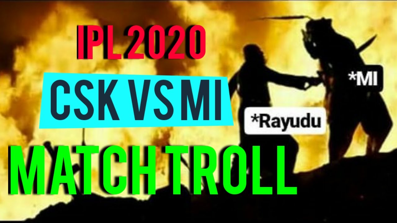 MI VS CSK | Match Troll |  | IPL 2020 | Tamil Troll | MS DHONI | CSK | URUPADAMATA