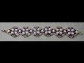 Rounduo Diamonds Bracelet Beading Video Tutorial By Ezeebeady 