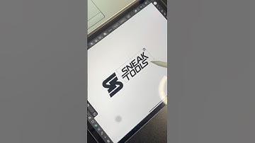 Logo Design on an iPad #logodesigner