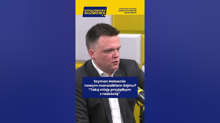 Szymon Hołownia  nowym marszałkiem Sejmu?  “Taką misję przyjąłbym z radością”  #polityka #wybory2023