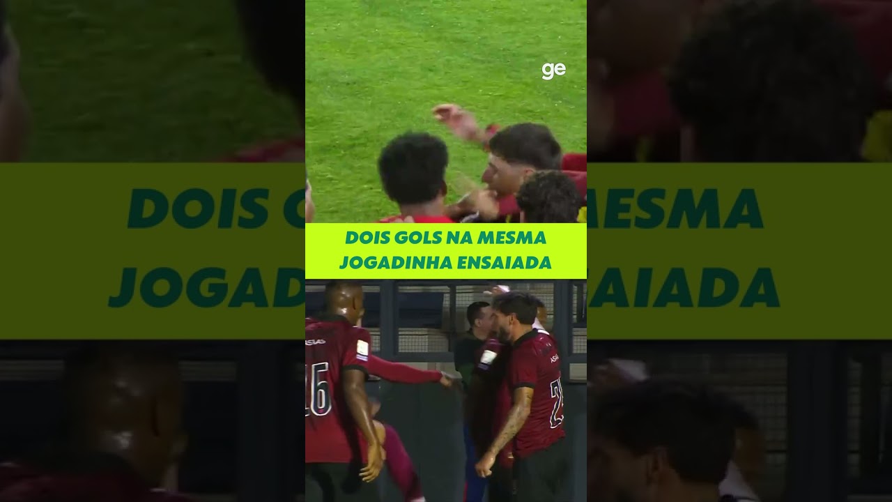 DOIS GOLS IDÊNTICOS DO BRAGANTINO CONTRA O CRUZEIRO | #shorts | ge.globo