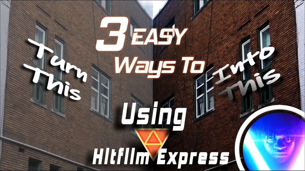 3 EASY Ways to Edit Brightness and Contrast in Hitfilm Express!