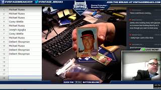 03_27_18 - 1968 Topps Baseball Cello Pack Break Video Opening