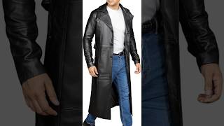 Jild Vintage Lambskin Long Duster Coat Review - Pros &amp; Cons - leather trench coat men
