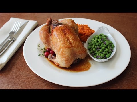 Cranberry Stuffed Game Hens - 