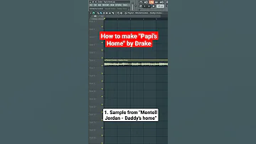 How to make "Papi's Home" by Drake in FL Studio #shorts