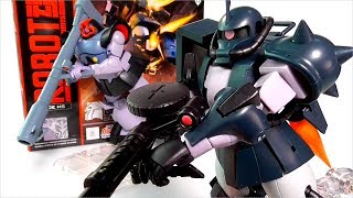 ROBOT魂 MS-06R-1A 高機動型ザクII ver. A.N.I.M.E.～黒い三連星～ レビュー 【 ますます可動が進化☆触っていて飽きません！】機動戦士ガンダム