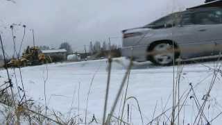 Subaru SVX on the snow