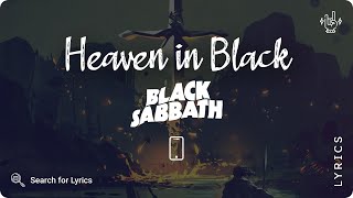 Black Sabbath - Heaven in Black (Lyrics video for Mobile)
