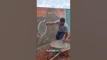 Creatieve ronde muurtextuurtechniek met behulp van een eenvoudige ringvorm | Geniaal constructie-...