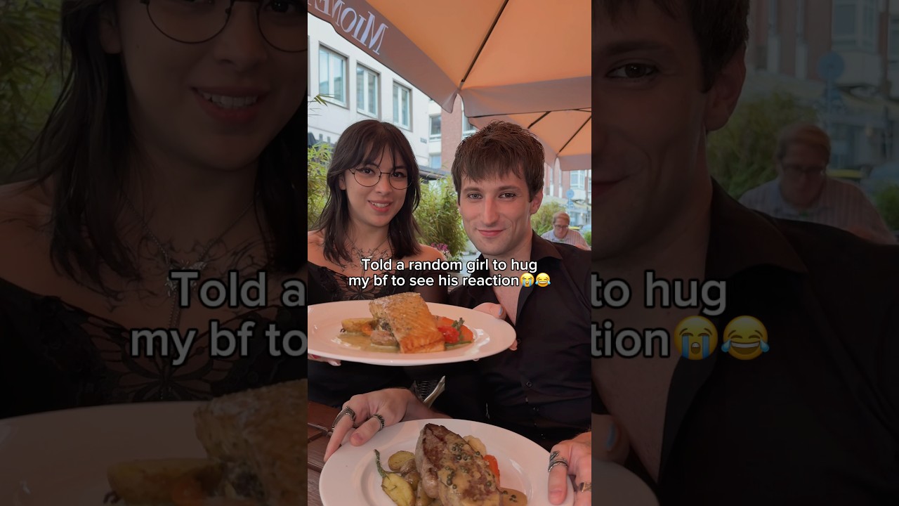 he did not expect this 😭 #couple #couplecomedy #couplegoals