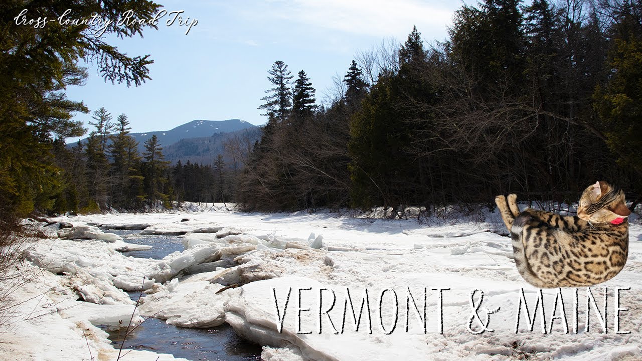 RV Winter Adventure (Day 34-35) | Starting Our U.S. Road Trip in Burlington, VT and Portland, ME