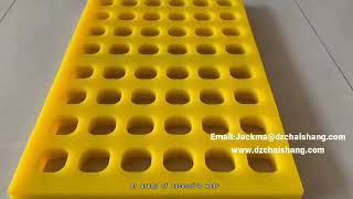 polyurethane screen panel best quality vibrating screen use