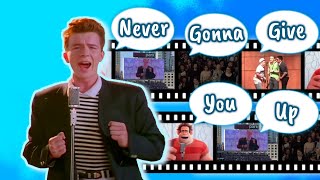 Rick Astley - "Never Gonna Give You Up" but it's sung by RICKROLLS
