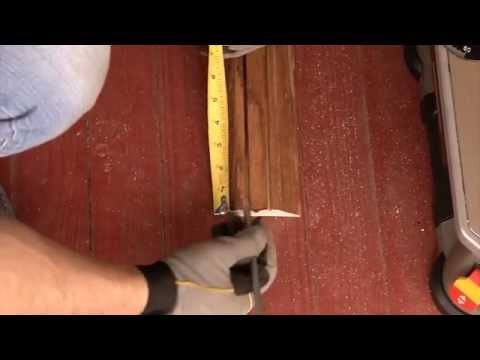 How To Install Exterior Door Wood Threshold?