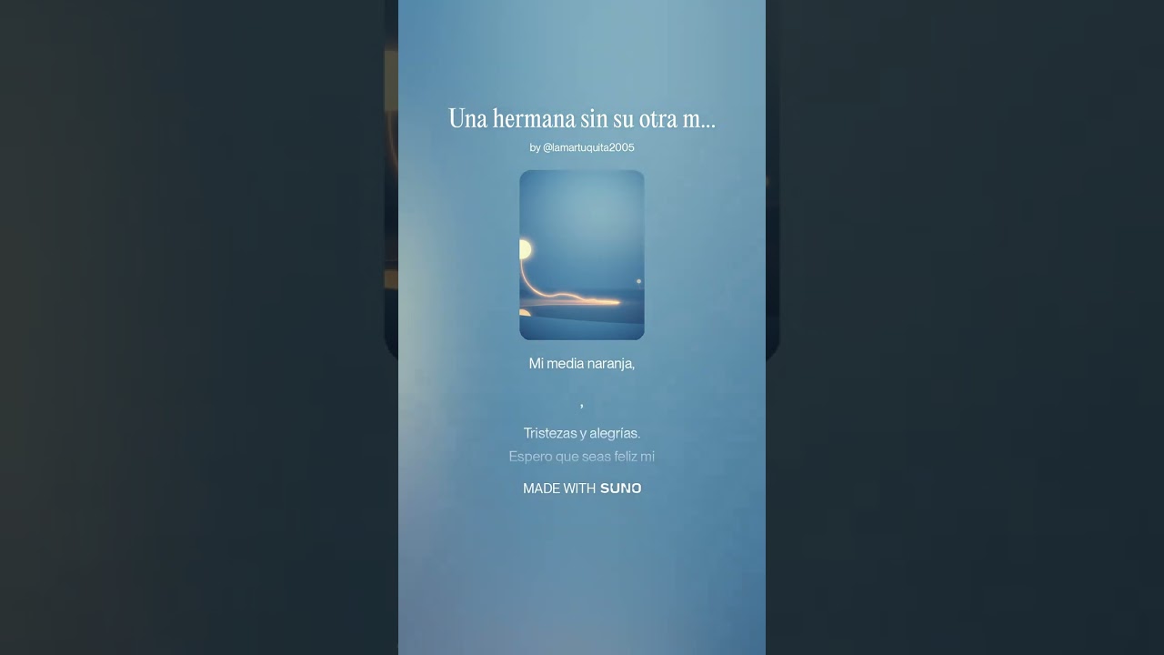 Una hermana sin su otra mitad