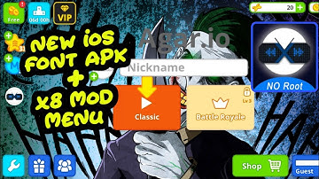NEW IOS FONT + X8 MOD MENU TUTORIAL + SOLO DESTRUCTION(AGAR.IO MOBILE)