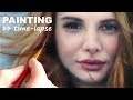 REALISTIC OIL PAINTING DEMO - Portrait of a delicate young woman by Isabelle Richard