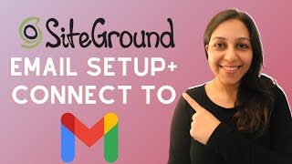 Siteground Email Setup and Email Forwarding to Gmail | Create a Professional Email With Siteground by Shweta Dawar 5,033 views 1 year ago 7 minutes, 36 seconds