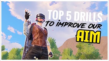 TOP 5 EASY DRILLS That will IMPROVE Your Aim & Reflexes | PUBG MOBILE