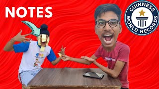 I Break The World Record Of Stick 38 Sticky Notes On Face