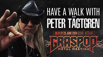 Have a walk with Peter Tägtgren  @Graspop Festival 2024 backstage