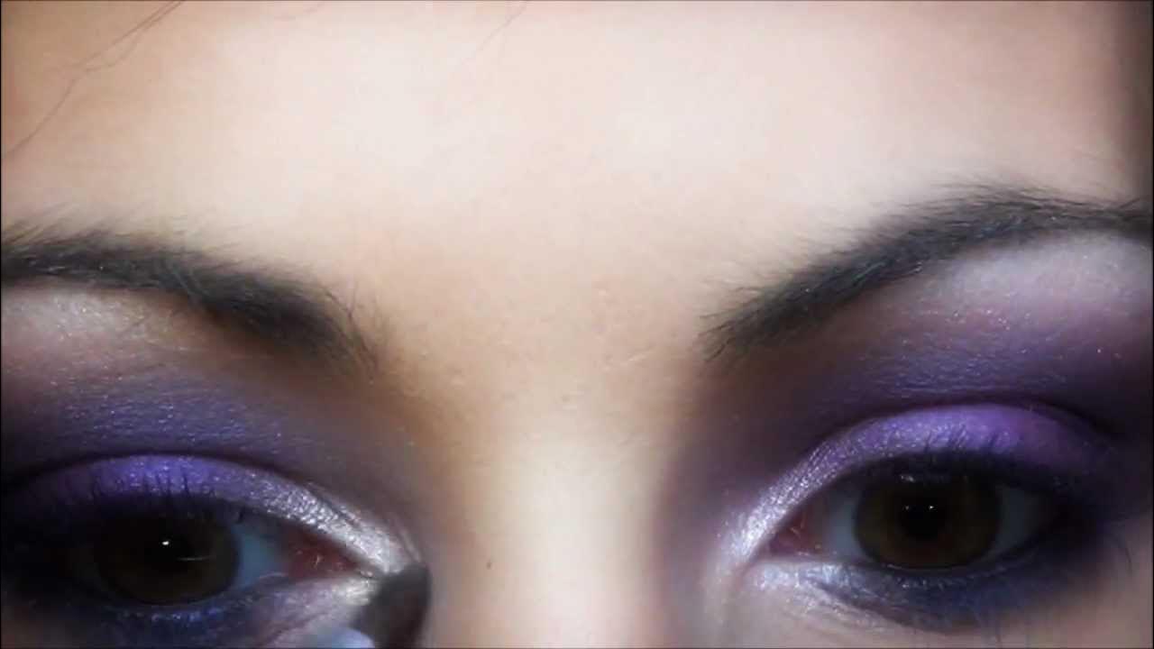 tuto makeup avec Urban Decay ( 15 year anniversary) tons rose et violet ...