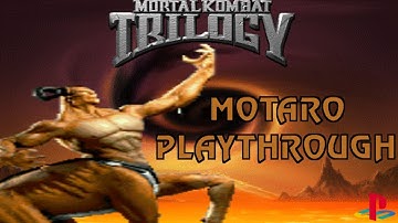 Mortal Kombat Trilogy: Motaro Playthrough (PlayStation 1) (1080p 60fps)