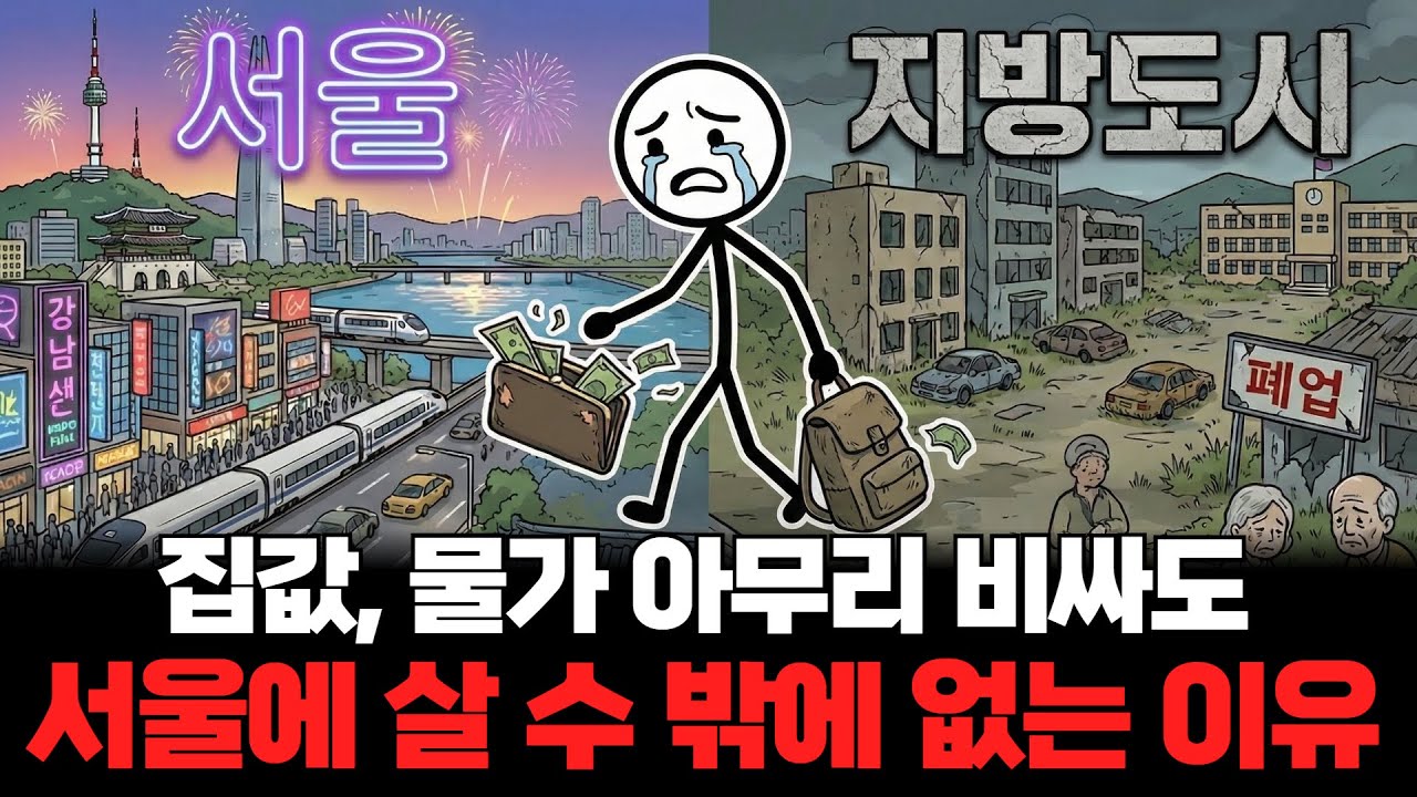 집값·물가가 폭등해도 사람들이 서울에 살 수밖에 없는 진짜 이유
