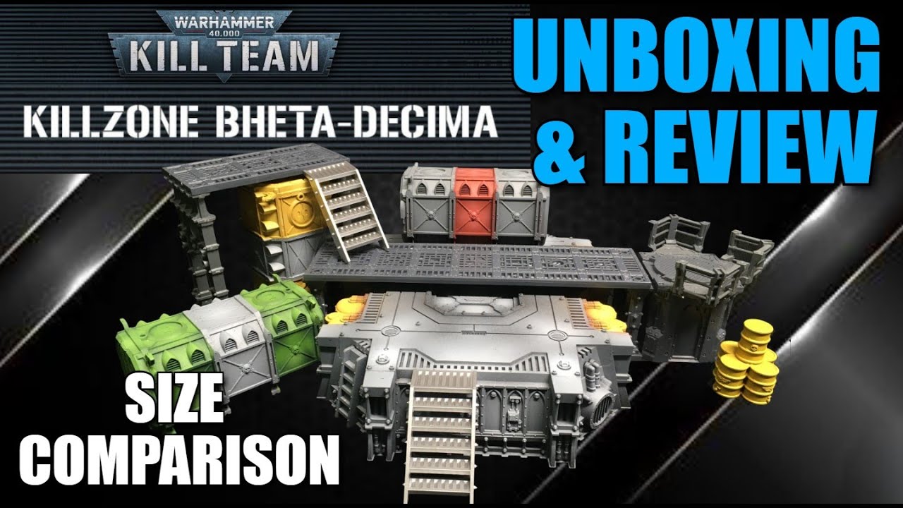 Height & Size Compatibility Comparison: Warhammer 40,000 Salvation Terrain 