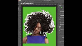 COMMENT DÉTOURER LES CHEVEUX AFRO SUR ADOBE PHOTOSHOP ? #photoshop #designgraphique