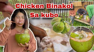 Wow masarap pala ang buko sa Chicken | Binakol recipe | Ka Mangyan Vlogs
