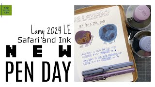 Lamy LE 2024: Violet Blackberry and Pink Cliff * Safari * Ink