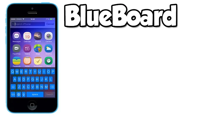 How to Add Blue KeyBoard to iOS 7 - BlueBoard